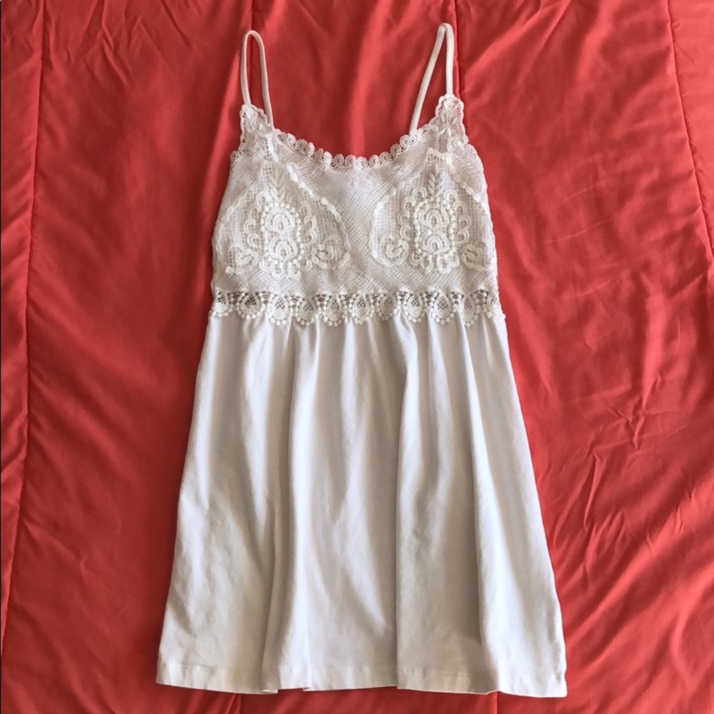 Topshop White Mini Dress